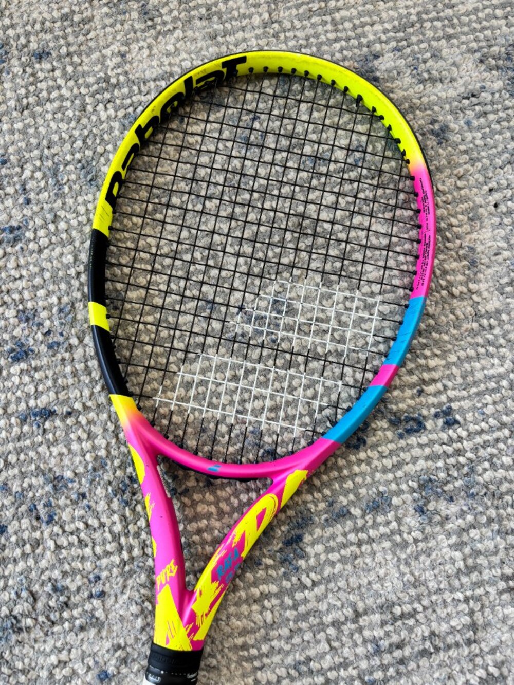 Barely Used Babolat Pure Aero Rafa Junior 26 Tennis Racquet (2nd Gen) (4" Grip) - Picture 5 of 6